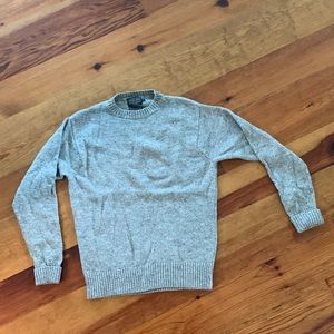 Pendleton Washable Wool Grey Sweater -Medium